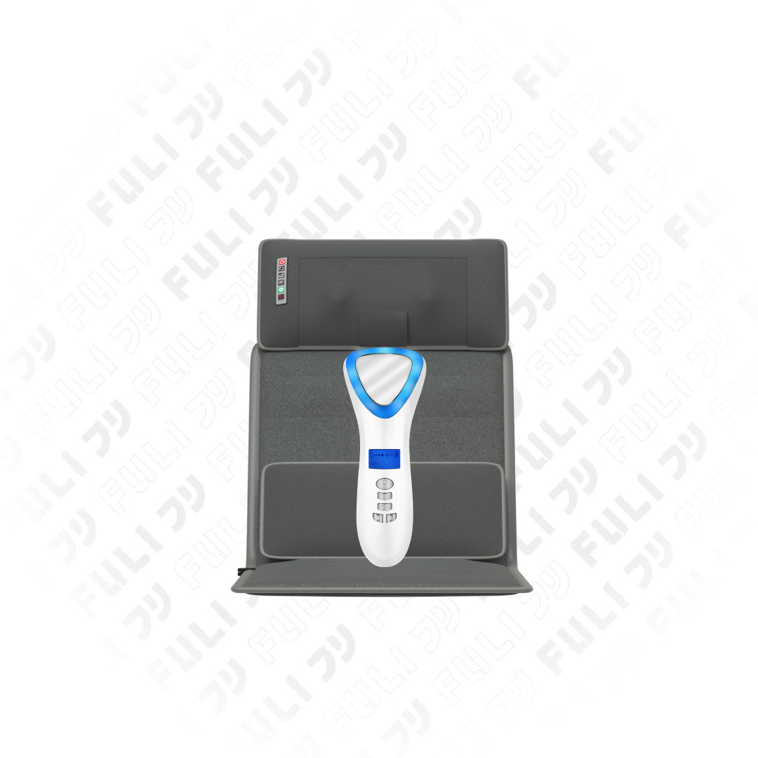 เซตหน้าใสนวดฟินทั้งตัว FULI Smart Hot and Cold Ultrasonic Facial Treatment Device + Ergonomic Smart Massager Mattress