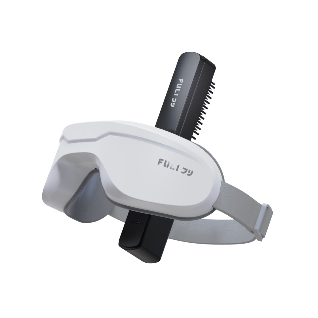 เซตหน้าผมสุดปัง FULI IONIC Styling Brush + 4D Smart Eye Massager