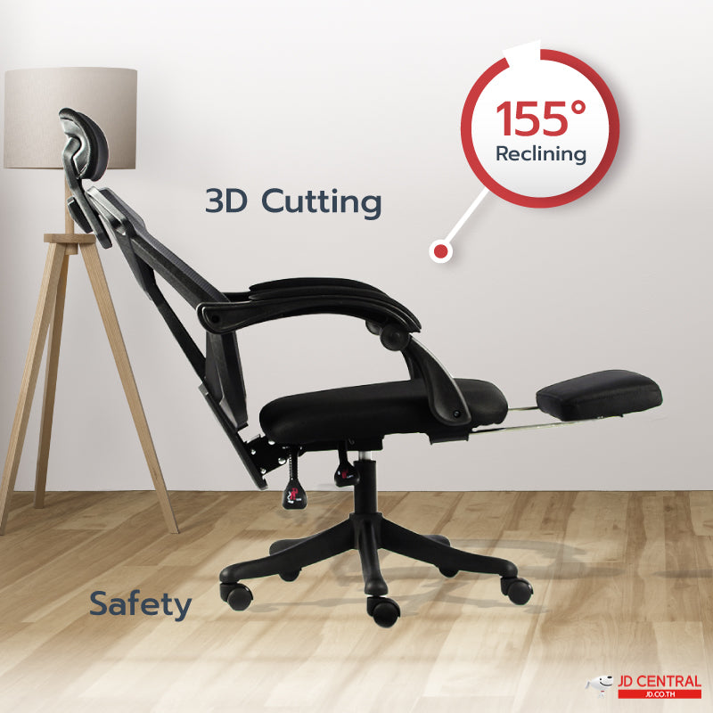 เซตหลับสบาย FULI X8 ErgoChair + 4D Smart Eye Massager - Black ดำ