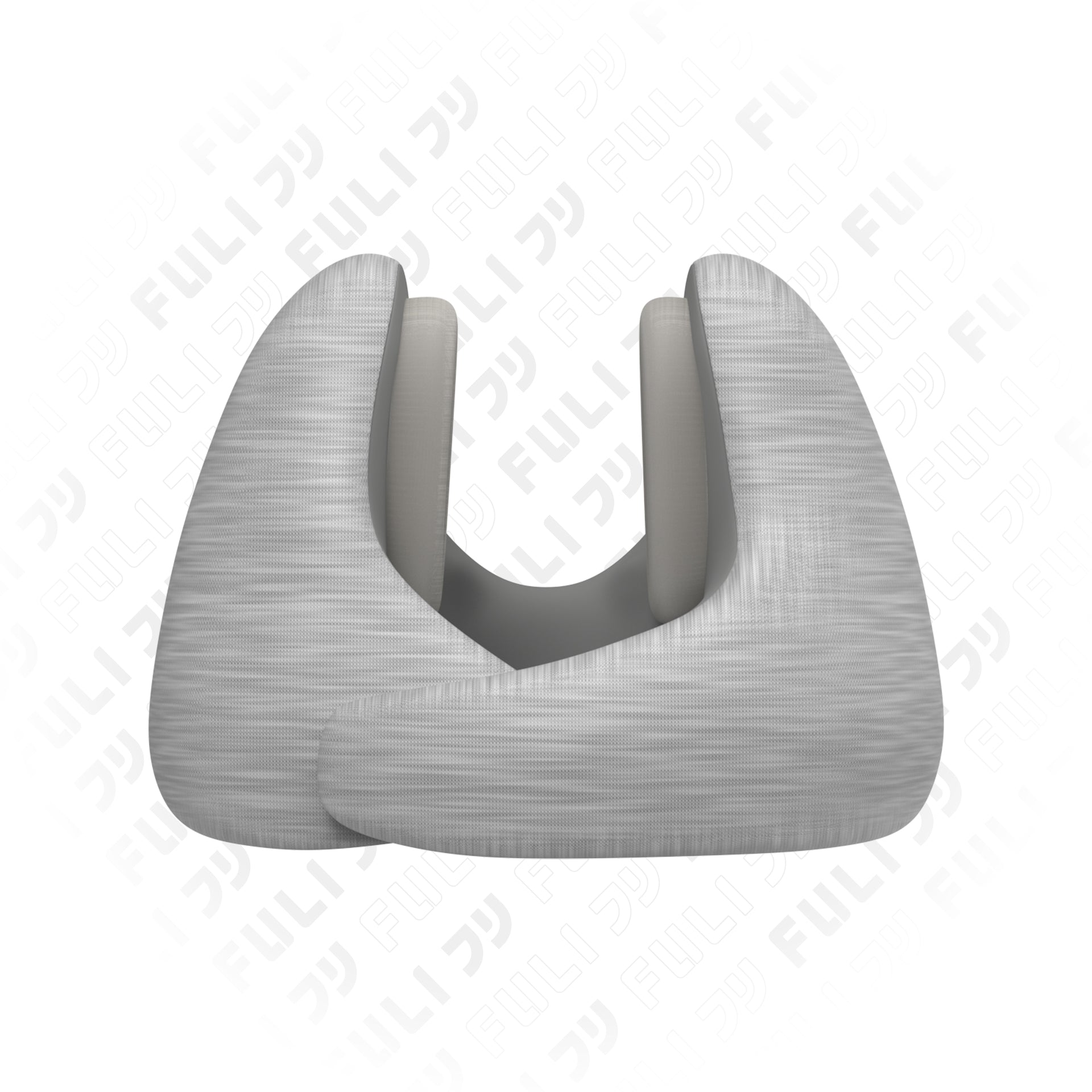 ซื้อ 1 แถม 1 | หมอนนวดคอไฟฟ้า + หมอนรองคอป้องกันเสียงรบกวน | FULI Noise Cancelling Ergo Neck Pillow + FULI Cool Tech Massage Neck Pillow