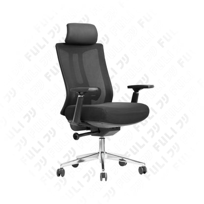 เซตนั่งฟินผ่อนคลายสบายตัว | FULI M9 Expert Posture ErgoMesh Office Chair - Black + Ergonomic Smart Massager Mattress