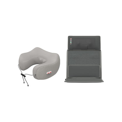 เซตนวดเย็นคอสบายตัว | FULI Cool Tech Massage Neck Pillow - Grey + FULI Ergonomic Massager Mattress