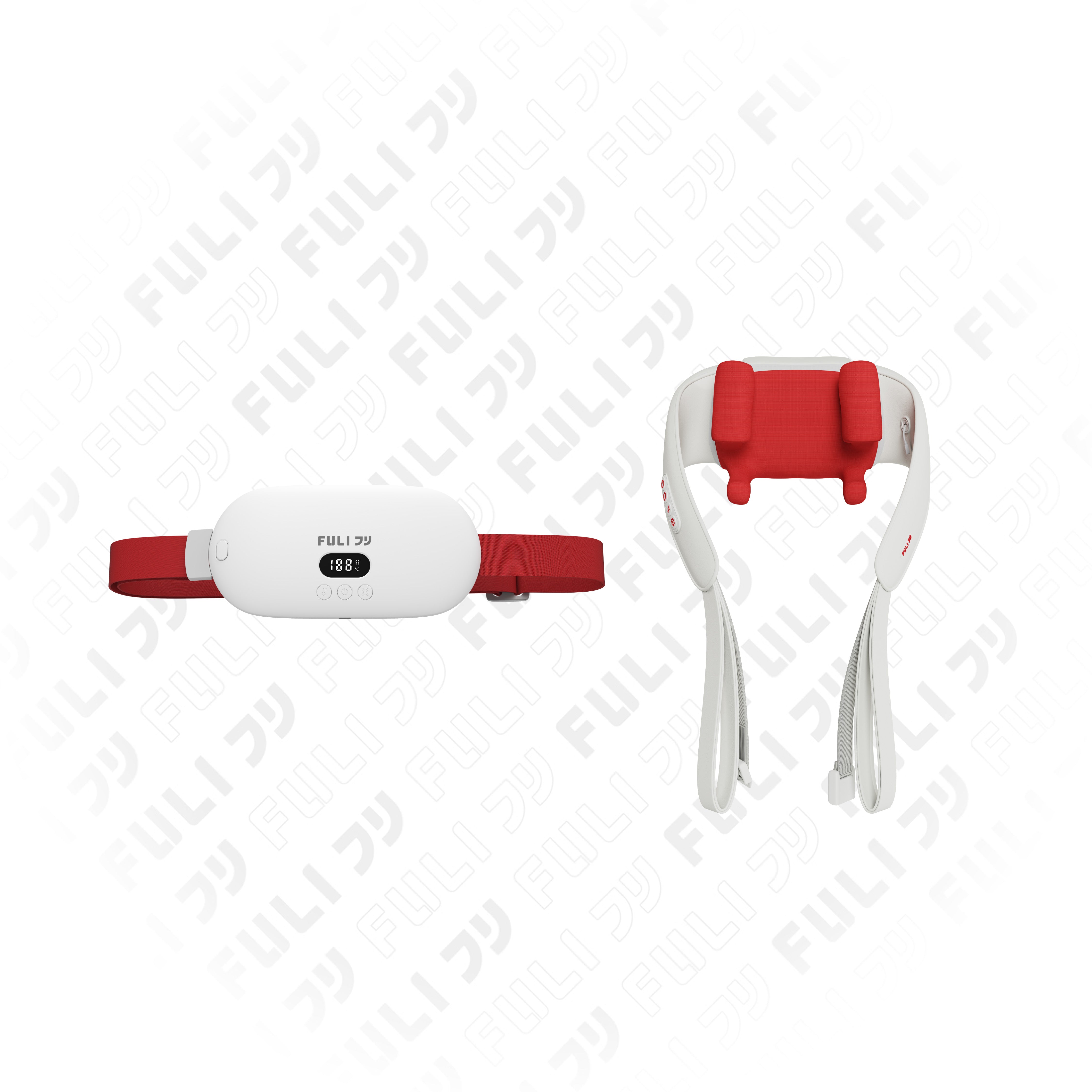 [PRE]เซตประคบอุ่นสบายคอบ่าไหล่ | FULI Intelligent Heating Wireless Massager + FULI Neck and Shoulder Massager