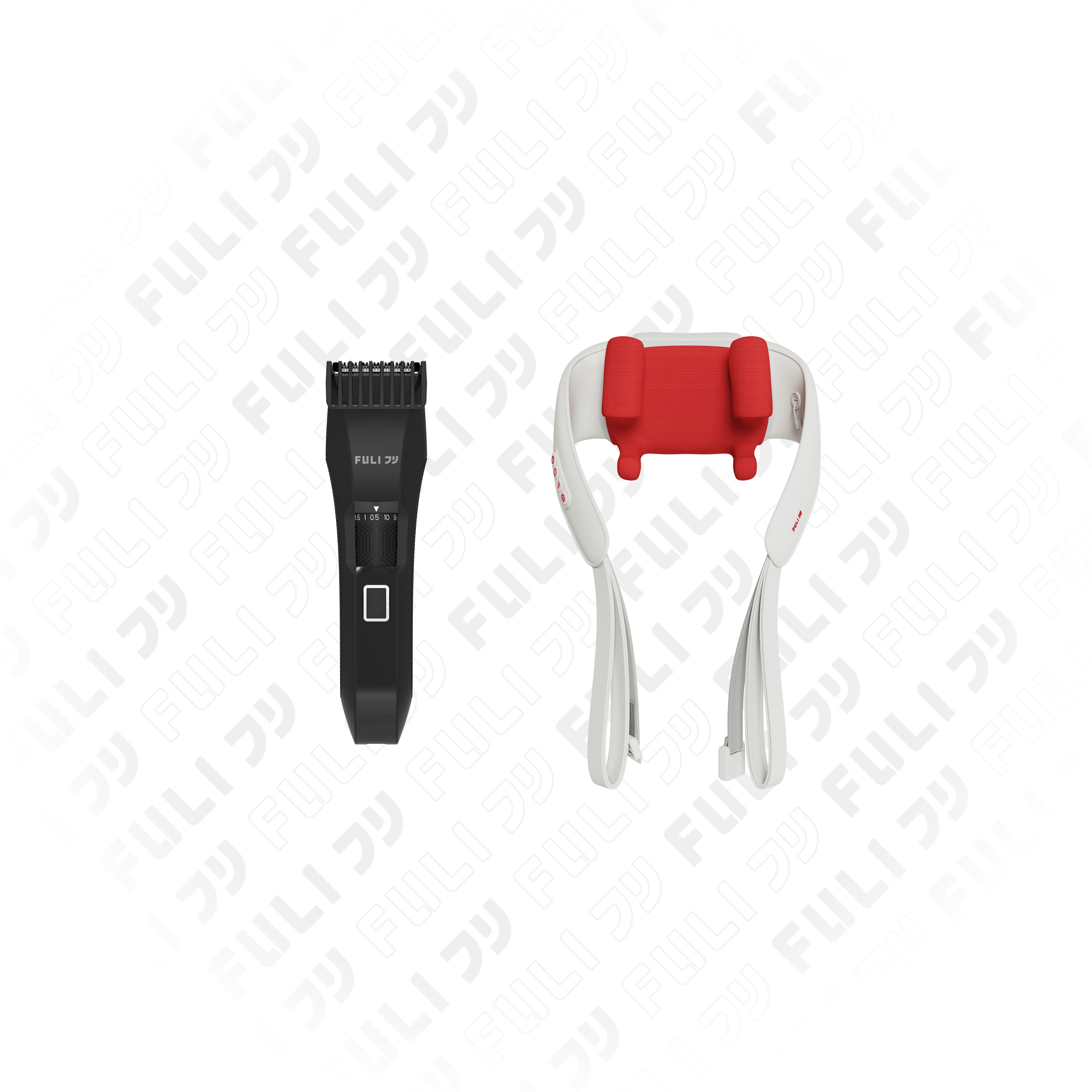 [PRE]เซตขนหายสบายคอบ่าไหล่ | FULI MasterCut Waterproof Hair Trimmer + FULI Neck and Shoulder Massager