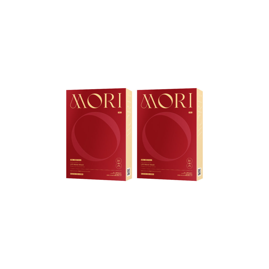 [ซื้อคู่ถูกกว่า] MORI Astaxanthin Lift Moist Mask โมริ แอสตาแซนธิน ลิฟท์ มอยส์ มาสก์ 1 กล่อง - (3 ชิ้น)