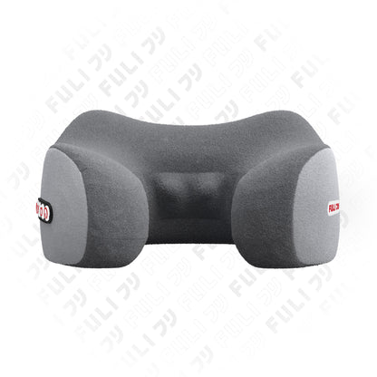 เซตหน้าเรียวสบายต้นคอ FULI Natural Stone Electric Gua Sha + Ergo Massage Neck Pillow