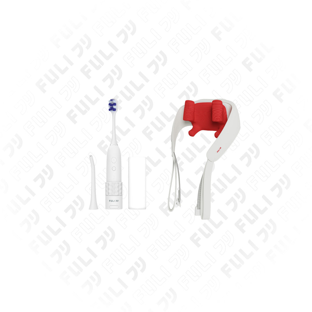 [PRE]เซตฟันขาวสบายคอบ่าไหล่ | FULI HydroSonic Toothbrush + FULI Neck and Shoulder Massager
